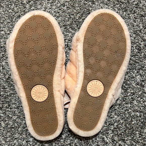UGG Soft Blush Furry Slippers - Picture 6 of 9